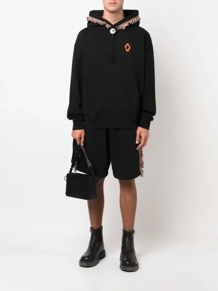 Пуловер Marcelo Burlon County Of Milan с ресни черно