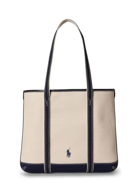 Geantă de mână Polo Ralph Lauren bej