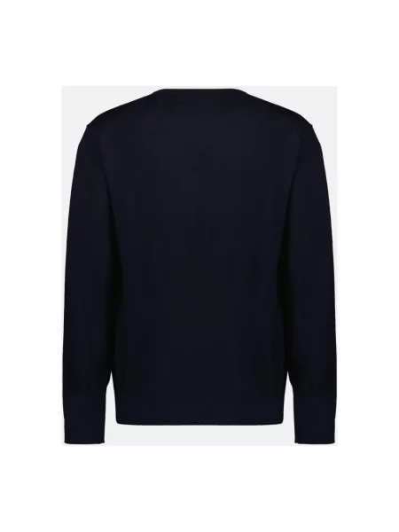 Sweter Officine Generale wełniany niebieski