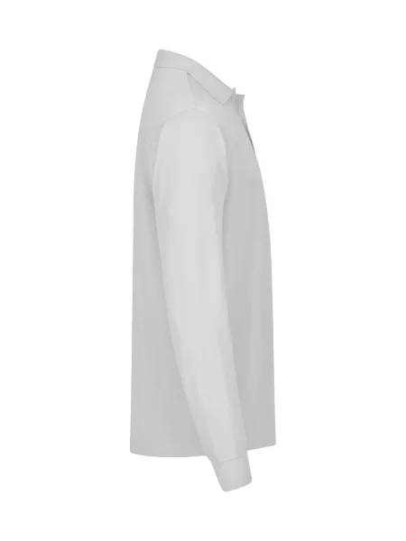 Clique Manhattan L/S Polo z długim rękawem – – White biały