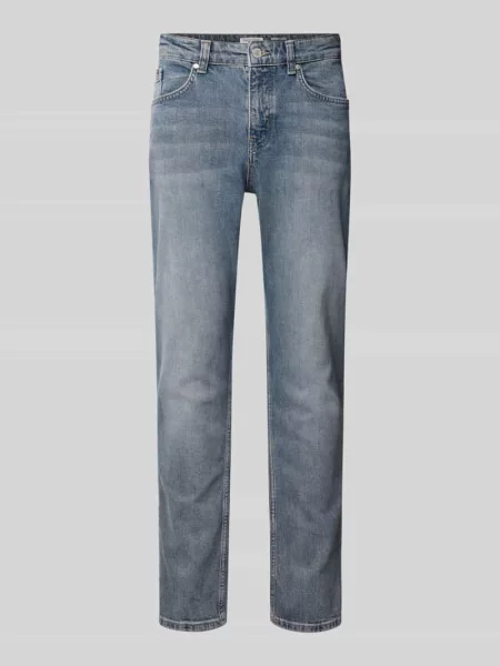Jeansy o kroju tapered fit z mieszanki bawełny Marc O'polo Denim