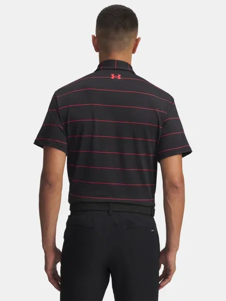 Pruhovaná polokošeľa Under Armour čierna