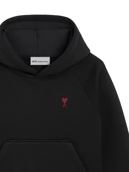 Bluza z kapturem dziecięca Ami Paris czarna