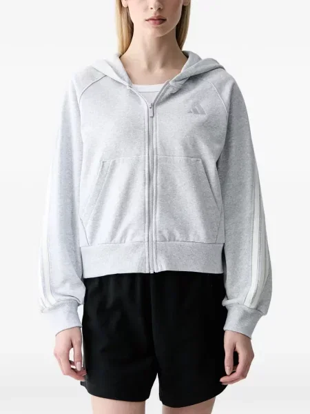 Trčanje remenčić hlače Adidas s cvjetnim printom smeđa