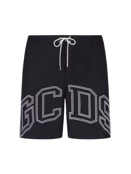 Kąpielówki Gcds z logo czarne