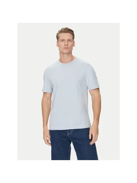 Calvin Klein Majica Svetlo Comfort Fit modra