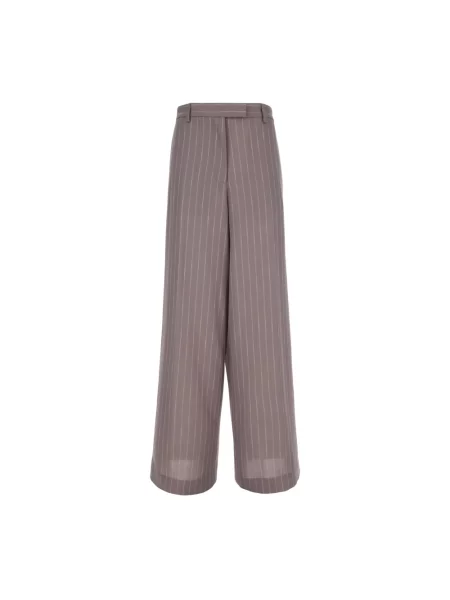 Spodnie Dries Van Noten fioletowe