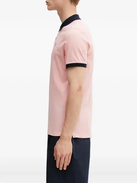 Tricou polo Barbour roz
