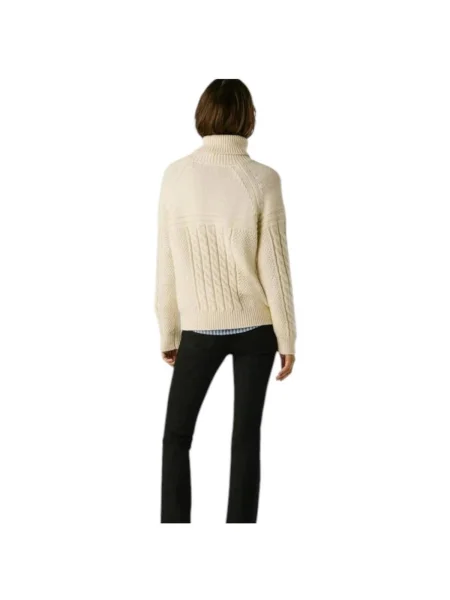 Pulover Pepe Jeans alb