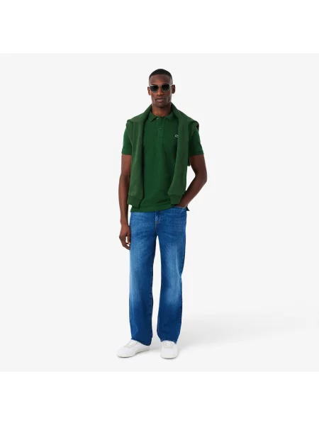 Lacoste Koszulka Polo Slim Fit Z Piki zielona