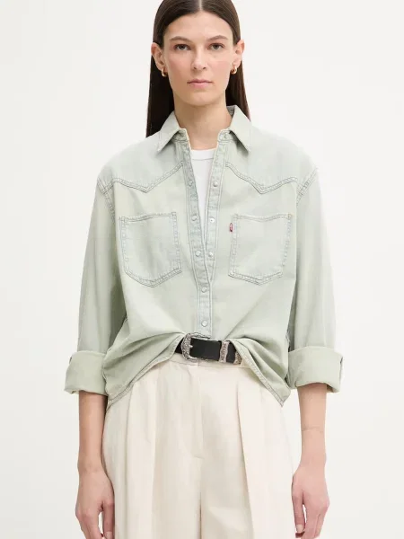 Levi's koszula jeansowa TEODORA WESTERN niebieska