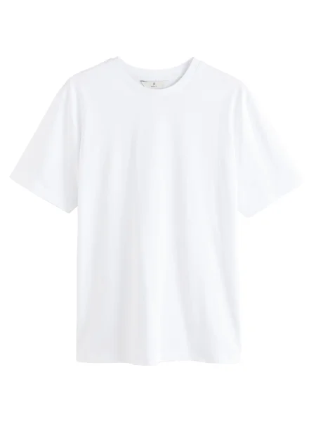 Next Tricou Premium' alb