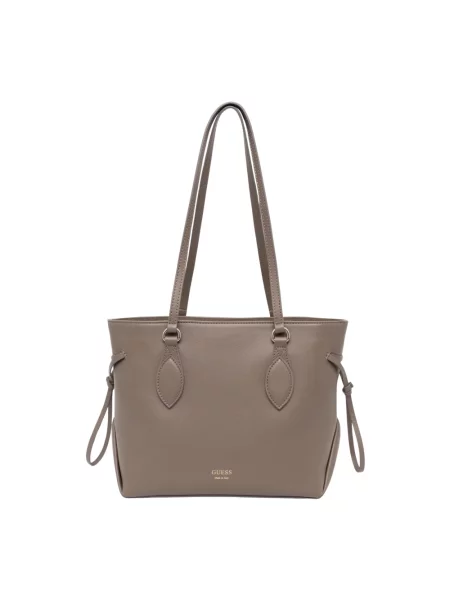 Guess torebka skórzana FLORENCE HWFLNC brązowy