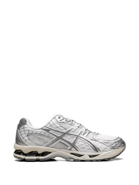 Sneakerși Asics Gel-nimbus cu șireturi din dantelă argintiu