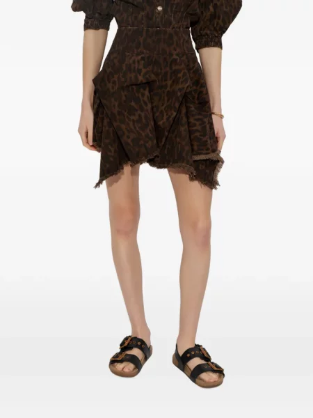 Fustă Allsaints maro