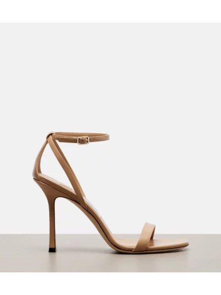 Sandale Jimmy Choo din piele bej