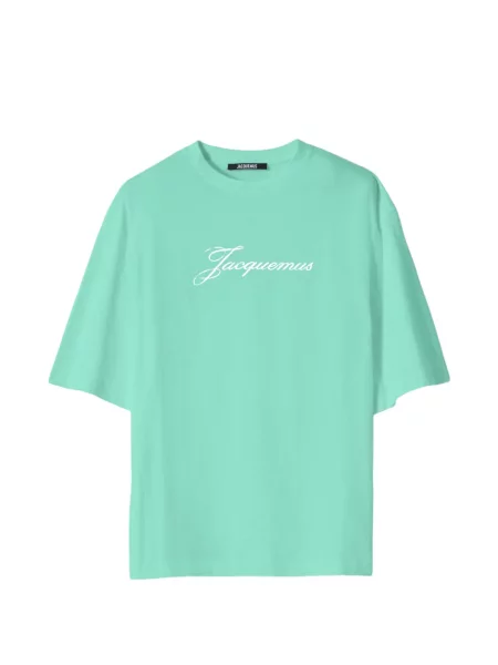 Tricou Jacquemus cu imagine verde