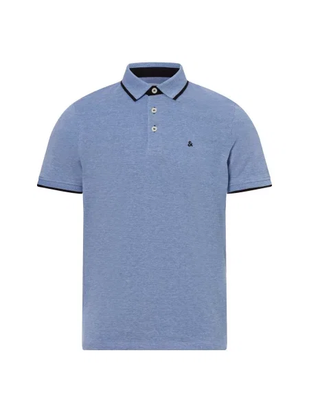 Jack & Jones koszulka polo Mężczyźni jednolity S niebieski
