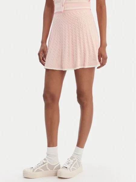 Guess Fustă mini roz