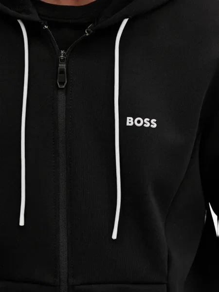 Hanorac cu glugă Boss negru