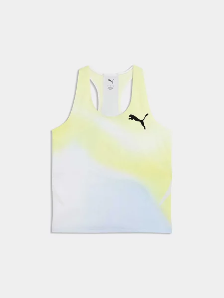Спортивна майка PUMA W Lightspd Uw Grphic Singlet комбінований верх сірий