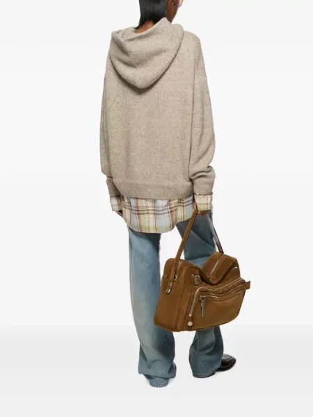 Hanorac cu glugă Acne Studios tricotate
