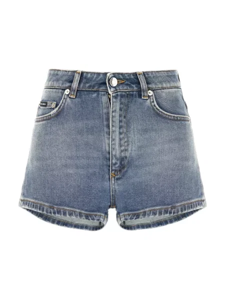 Szorty jeansowe Dolce And Gabbana niebieskie