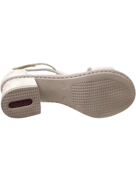 Pantofi Rieker argintiu