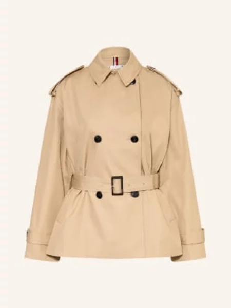 Tommy Hilfiger Kurtka Trenczowa beige beżowa