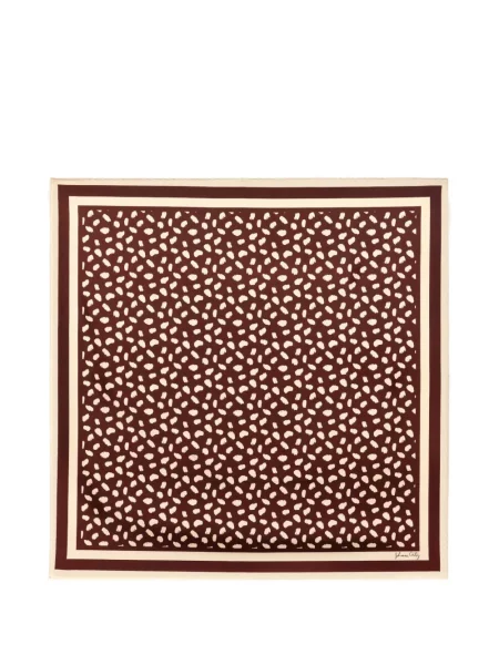 Fular Johanna Ortiz cu imagine cu model leopard maro
