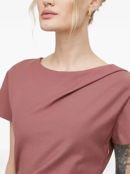 Midi haljina Tiger Of Sweden s uzorkom tigra ružičasta