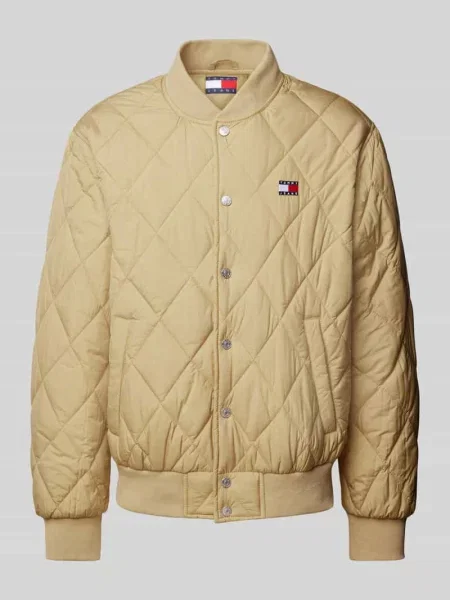 Kurtka z przeszyciami Tommy Jeans beżowa