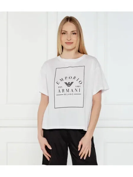 Emporio Armani Tricou | alb