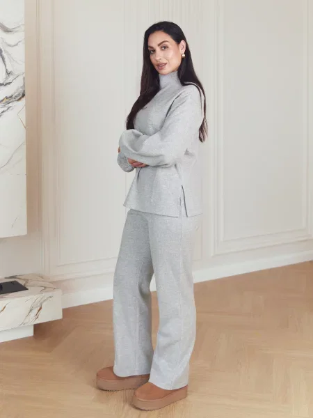 Штани повсякденні Seventeen світло-сірий сірі