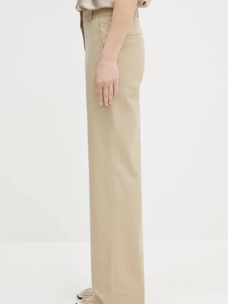 Широкие брюки A.p.c. бежевые
