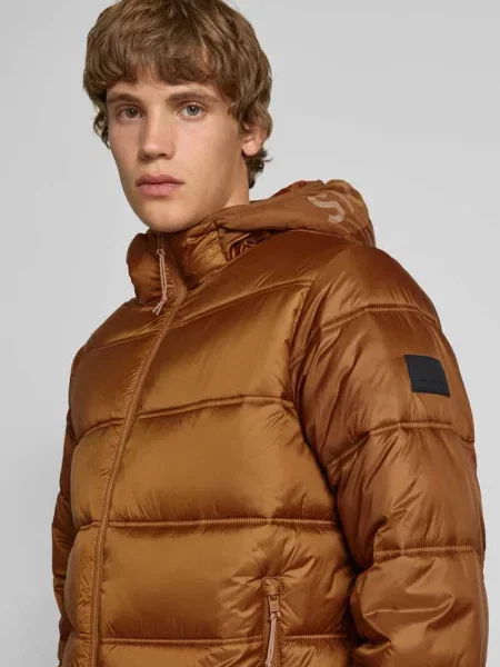 Pikowana kurtka jeansowa Tommy Jeans z siateczką czarna