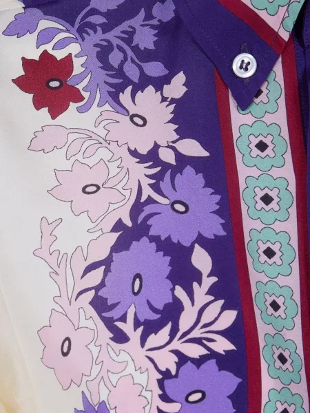 Cămașă La Doublej cu model floral cu imagine