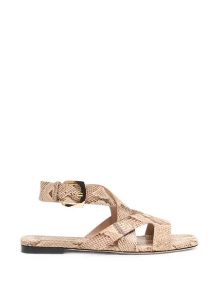 Sandale Stuart Weitzman cu model piele de șarpe