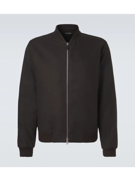 Geacă bomber Zegna de in maro
