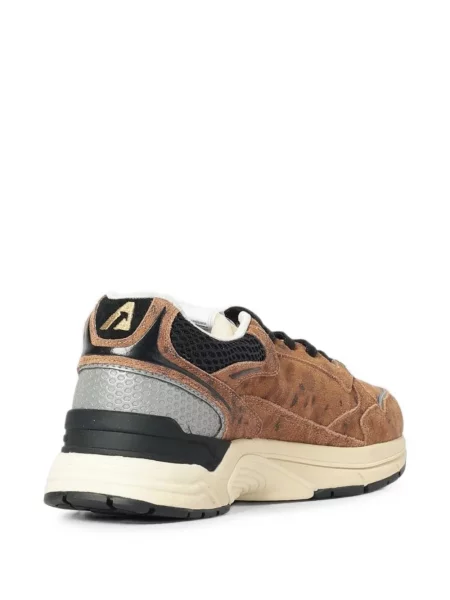 Sneakerși Autry cu imagine cu model leopard maro