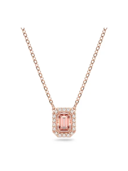 Lniany naszyjnik Swarovski żółty