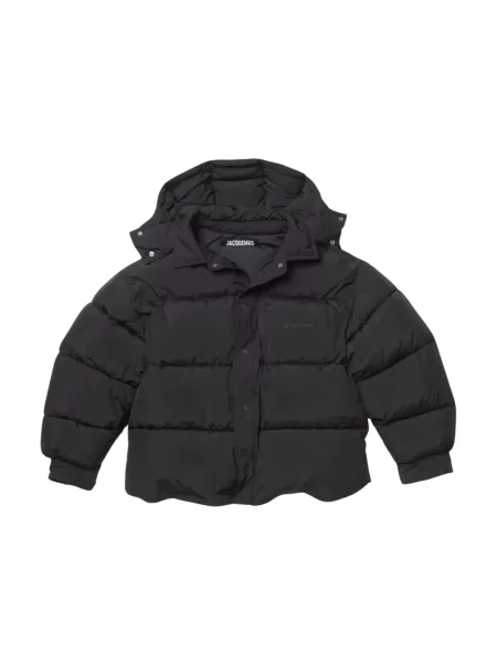 Parka Jacquemus z logo czarna