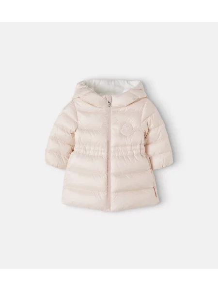 Gyerek pehelydzseki Moncler Enfant rózsaszín