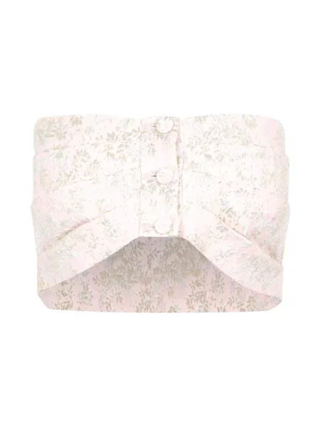 Top Philosophy Di Lorenzo Serafini z odkrytymi ramionami biały