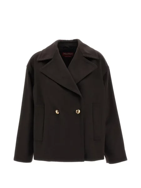 Dvouřadý kabát Max Mara hnědý