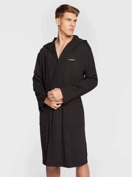 Kopalni plašč Calvin Klein Underwear črna