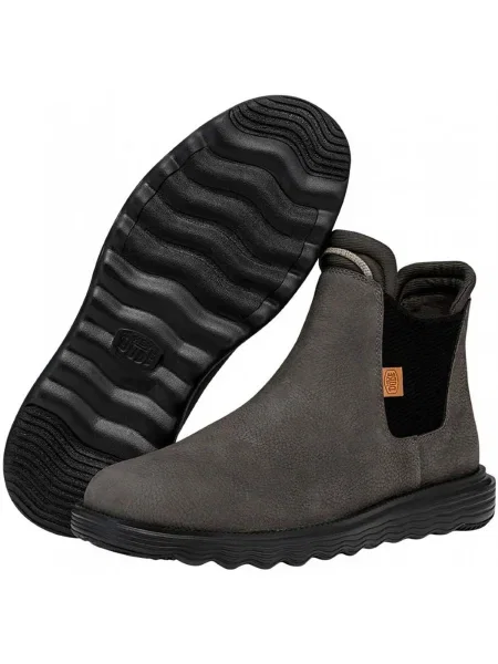 Pantofi Heydude din piele gri