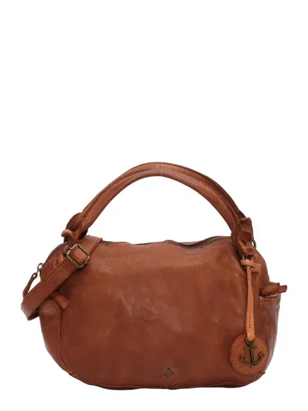 Harbour Geantă de umăr Saphira coniac maro