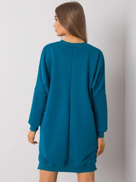 Oblekové šaty Fashionhunters modrá