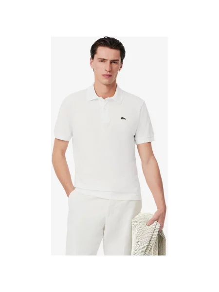 Koszulka Lacoste Classic Fit LIGHT krótki rękaw czysty XS biały
